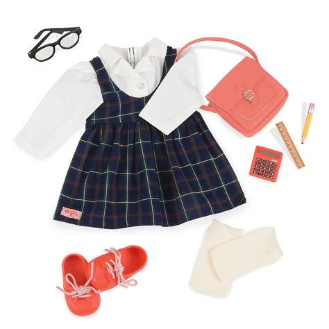 Buy Our Generation Perfect Score Outfit – Deluxe Stylish School Uniform ...