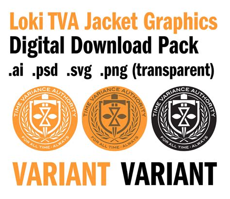 Loki Variant TVA Logo Jacket Svg Ai Psd Png Digital Download - Etsy ...