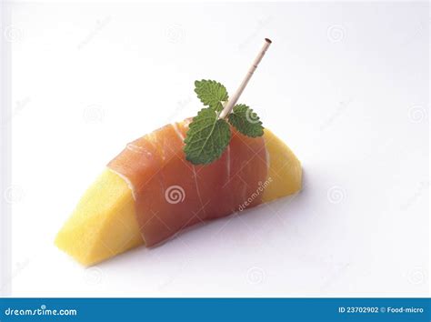 Melon and Parma Ham Appetizer Stock Photo - Image of tradition, exotic ...