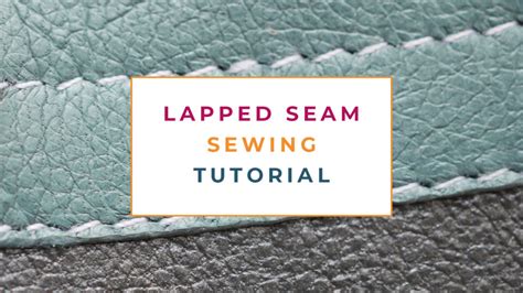 Perfect Lapped Seam Sewing Tutorial - The Creative Curator