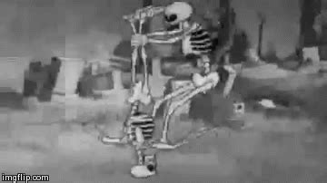 Spooky Scary Skeletons - Imgflip | Spooky scary, Aesthetic gif, Disney ...