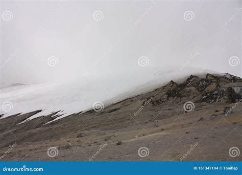 Glacier Volcano Nevado Del Ruiz, in Los Nevados National Natural Park ...