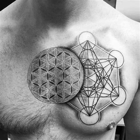 60 Epic Metatron’s Cube Tattoo Designs for Men