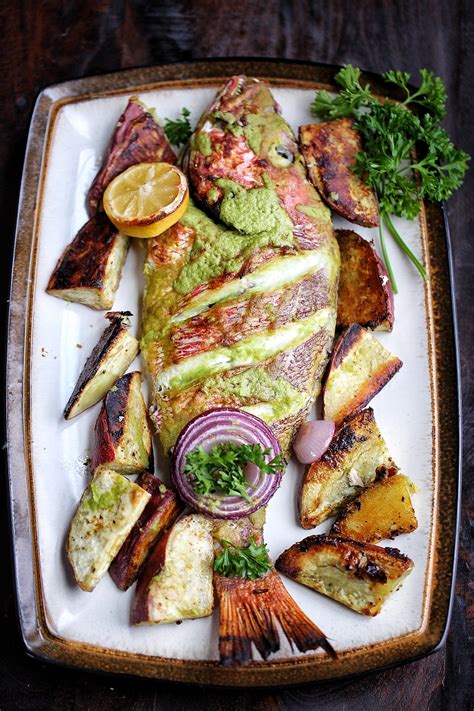 Oven baked whole red snapper - Afrovitalityeats