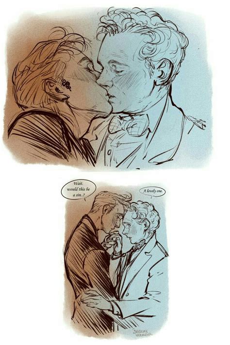 Good omens Crowley Aziraphale | Рисунки, Иллюстрации арт, Наброски