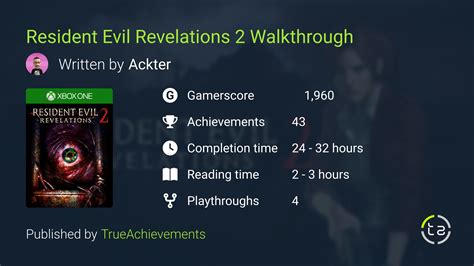 Resident Evil Revelations 2 Walkthrough