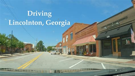 Lincolnton, Georgia - USA Drive Tour | 4K/60FPS - YouTube