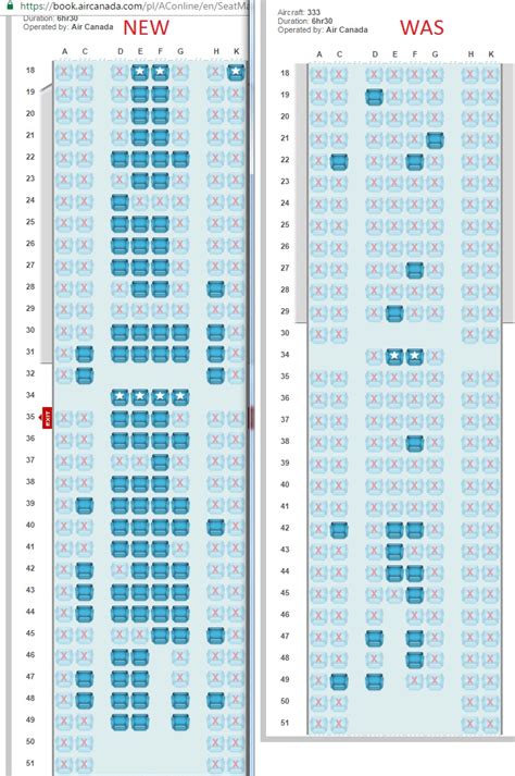 Airbus A330 300 Air Canada Seating Chart - Chart Walls