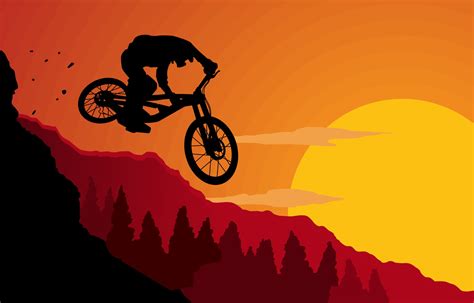 Mountain Bike Vector Art, Icons, and Graphics for Free Download