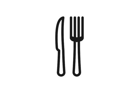 Knife and Fork Restaurant Logo Graphic by WANGS · Creative Fabrica