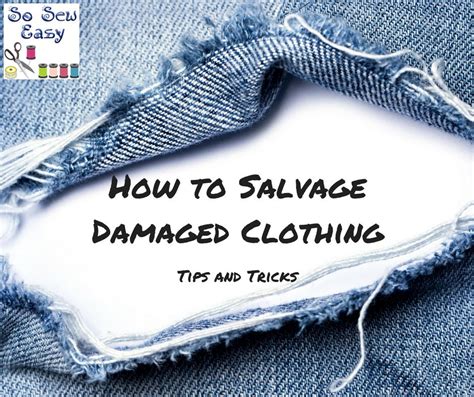 How to Salvage Damaged Clothing: Tips and Tricks | AllFreeSewing.com