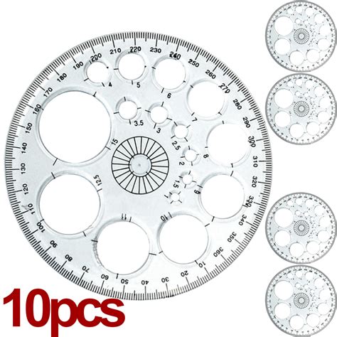 360 Degree Protactor, Protractor Ruler, Drafting Tools, Circle ...