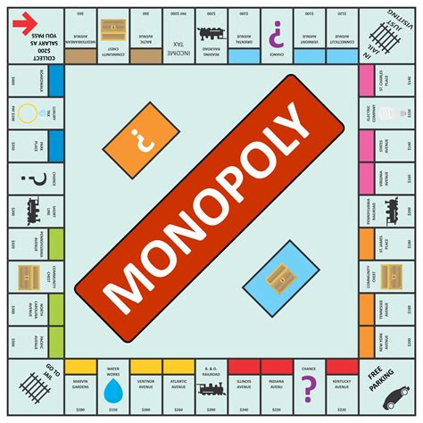 10 Best Free Printable Monopoly Board Game PDF for Free at Printablee