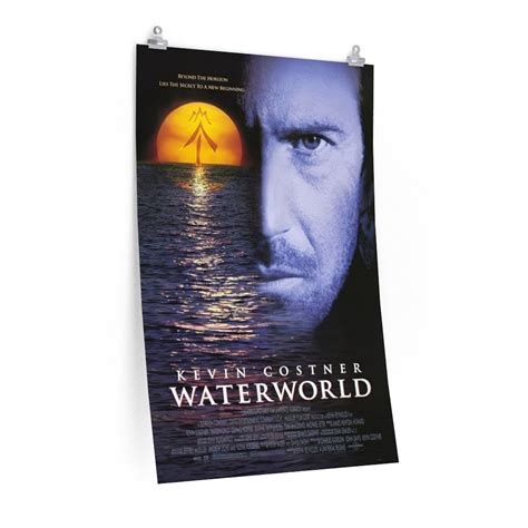 Waterworld 1995 Vintage Movie Poster retro movie poster | Etsy