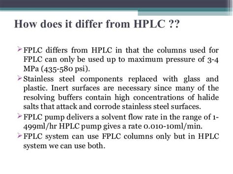 Fplc(fast protein liquid chromatography )