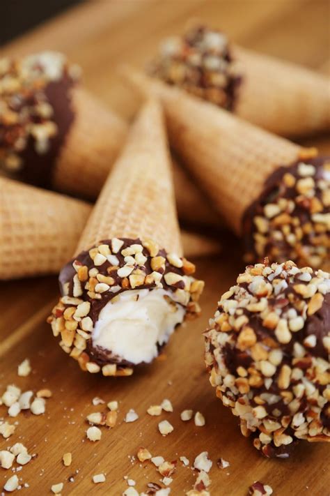 Homemade Chocolate-Dipped Ice Cream Cones – The Comfort of Cooking