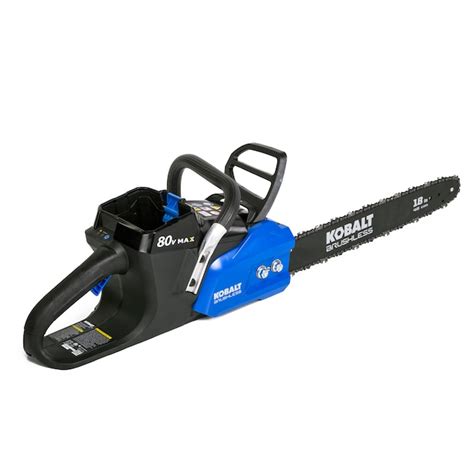 Kobalt 80-volt 18-in Battery 2 Ah Chainsaw (Battery and Charger ...