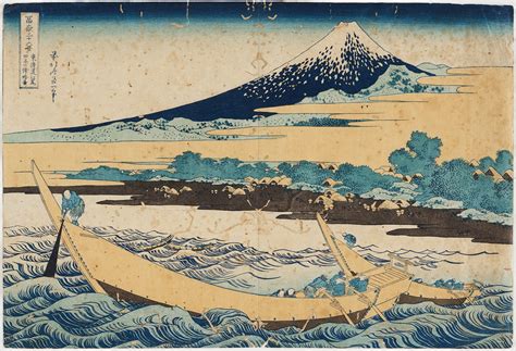 KATSUSHIKA HOKUSAI (1760–1849), after, color woodblock print. Japan ...