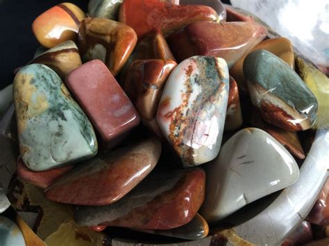 Tumbled Polychrome Jasper Chakra Reiki Crystal Grid Pagan - Etsy