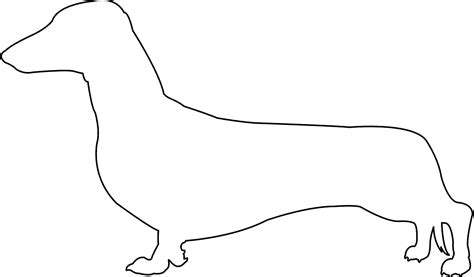 Sausage Dog silhouette - Free Vector Silhouettes | Creazilla | Dog ...