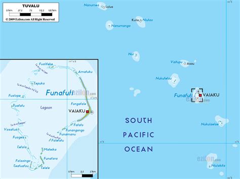 Tuvalu Map