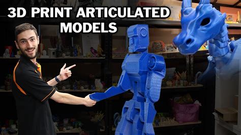 How to 3D Print Articulated Models - YouTube