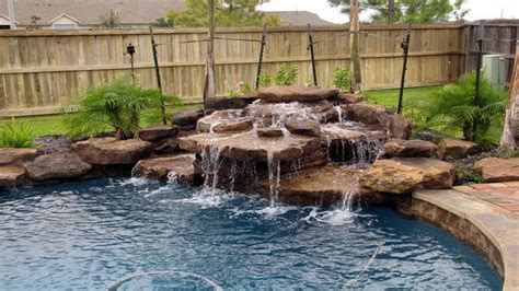 How to build a waterfall for a pool – Builders Villa