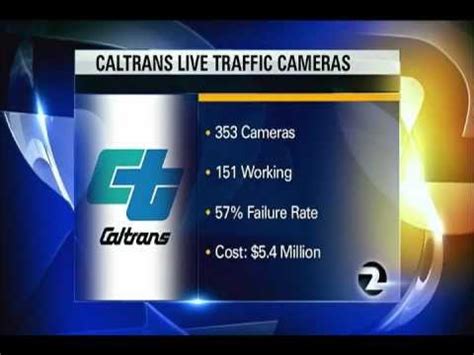 CALTRANS BROKEN CAMERAS News Story 8-12 - YouTube