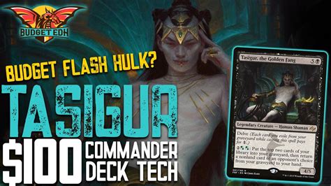 Tasigur, the Golden Fang | EDH $100 Budget Deck Tech | Commander | Fate ...