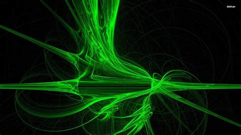 Solid Neon Green Background