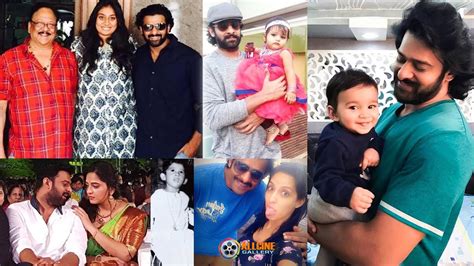 Actor Prabhas Family Photos with Father, Mother, Sister, Brother ...