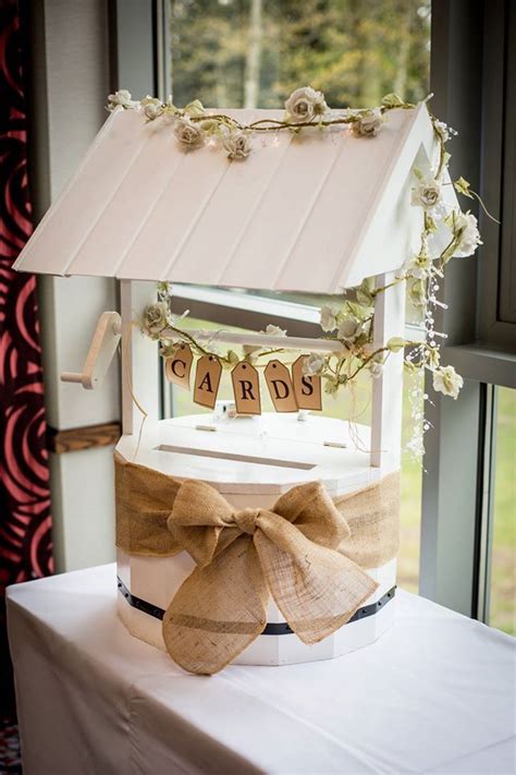 Wishing Well | Diy wedding post box, Wishing well wedding, Wedding post box