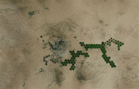 Intricate Patterns of the Oasis of Kufra - Earth from Space