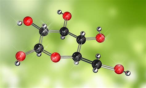 Glucose Sugar Molecule Photograph by Miriam Maslo