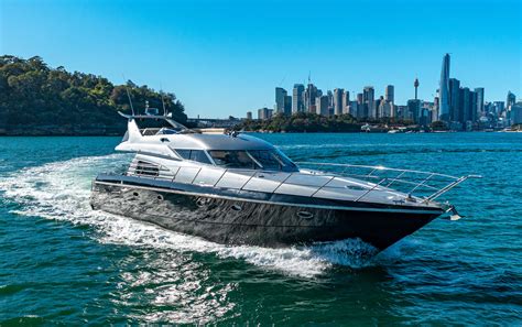 SUNSEEKER Boat Sydney | 62 foot Cruiser | Luxury Boat Charter