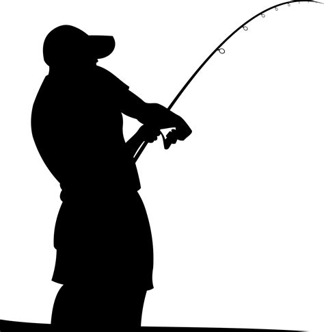 Fishing Rods Fisherman Silhouette - Fishing png download - 1874*1920 ...