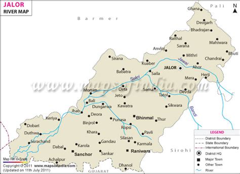 Luni River Map