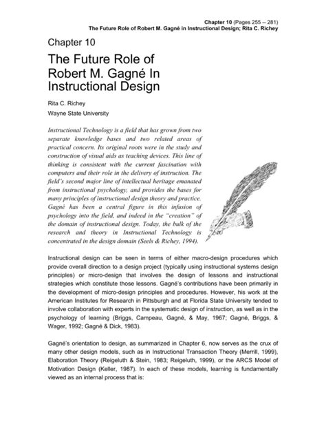 The Future Role of Robert M. Gagné In Instructional Design