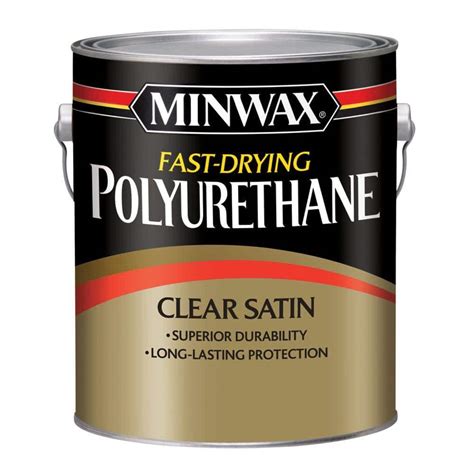 Minwax 1 gal. Satin Fast-Drying Polyurethane (2-Pack)-71028 - The Home ...