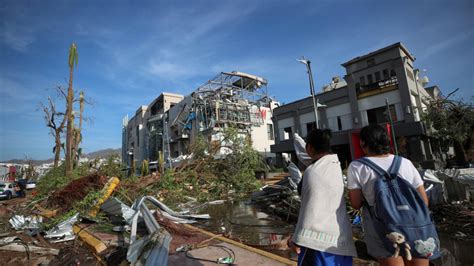 Hurricane Otis leaves dozens dead in Mexico’s Acapulco