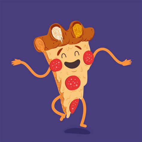 New party member! Tags: happy cute pizza excited slice pizza hut when ...