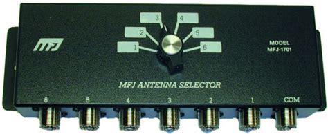 MFJ-1701, Antenna Switch, 6 Positions, 2 KW PEP