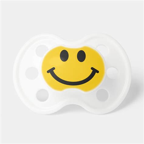 Yellow Face Pacifier | Zazzle