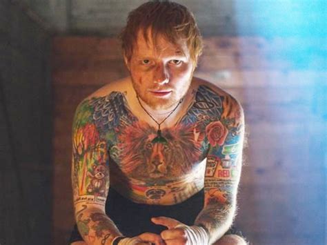 Ed Sheeran Tattoos : The whole thing has been blown out of hand ...