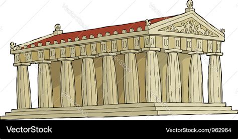 Parthenon Royalty Free Vector Image - VectorStock