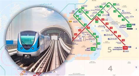 dubai metro map