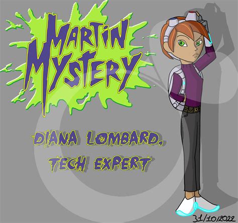 Redesign - Martin Mystery - Diana Lombard by silena33 on DeviantArt