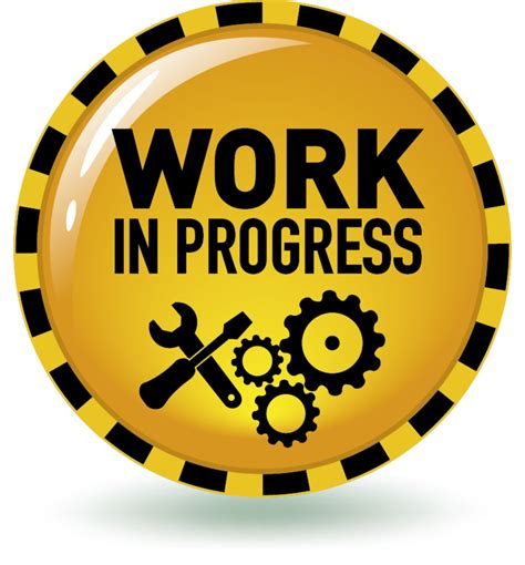 Working clipart work in progress, Working work in progress Transparent ...