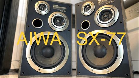 Aiwa SX-77 3 Wege Bass Reflex speakers lautsprecher kolumny ...test ...