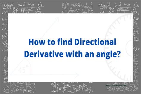 Difference between Directional Derivative and Gradient